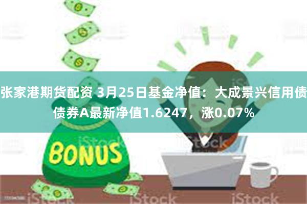 张家港期货配资 3月25日基金净值：大成景兴信用债债券A最新净值1.6247，涨0.07%