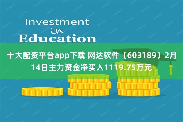 十大配资平台app下载 网达软件（603189）2月14日主力资金净买入1119.75万元