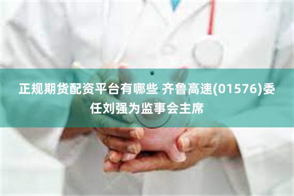 正规期货配资平台有哪些 齐鲁高速(01576)委任刘强为监事会主席